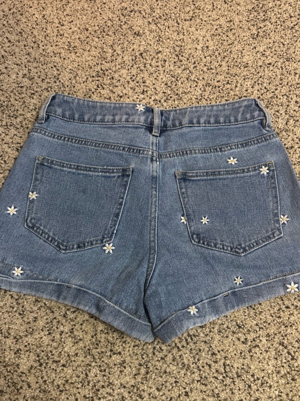 PacSun Embroidered Daisy Mom Shorts - Picture 3 of 3